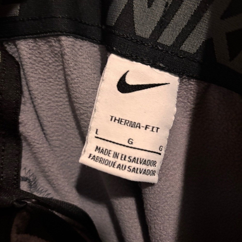 Nike THERMA FIT Dark Gray Athletic Joggers size L - Picture 2 of 4